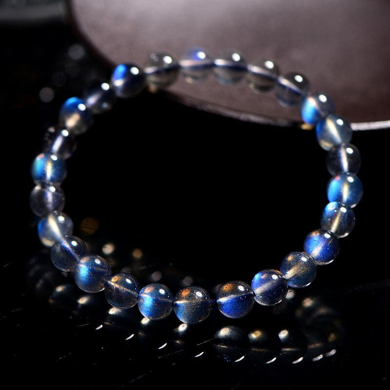 Moonstone 6MM Round Beads Handmade Healing Reiki Stretchy Unisex Bracelet Gifts