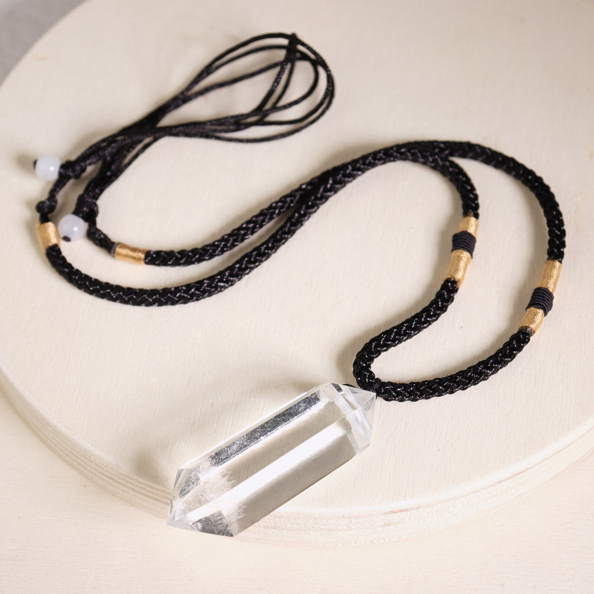 Natural Clear Quartz A Grade Crystal Pendant Healing Women Men Necklace Amulet