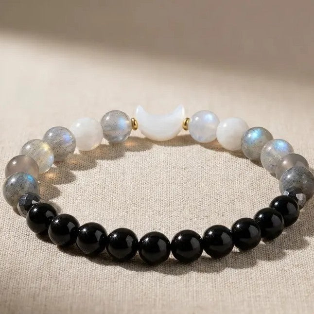 Moon Phase Moonstone Healing Bracelet Lunar Energy Protection Women Bracelet