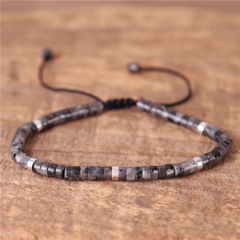 Minimalist Dainty Crystal Assorted Natural Gemstone Beads Healing Reiki Bracelet
