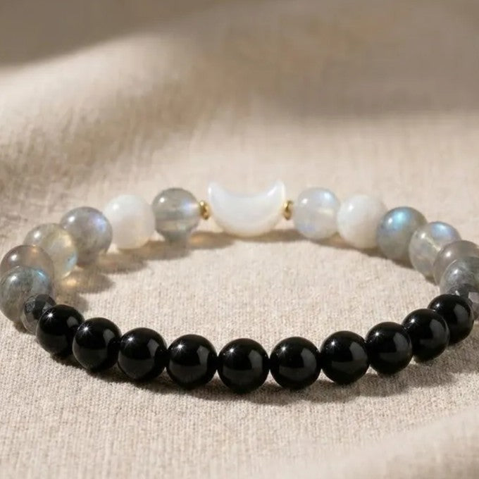 Moon Phase Moonstone Healing Bracelet Lunar Energy Protection Women Bracelet