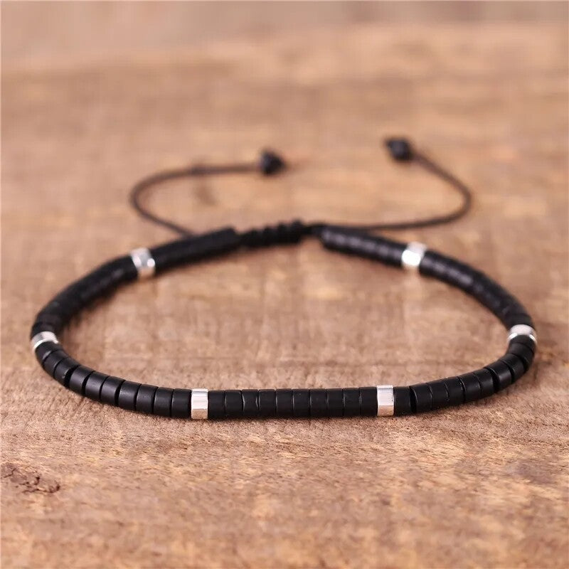 Minimalist Dainty Crystal Assorted Natural Gemstone Beads Healing Reiki Bracelet