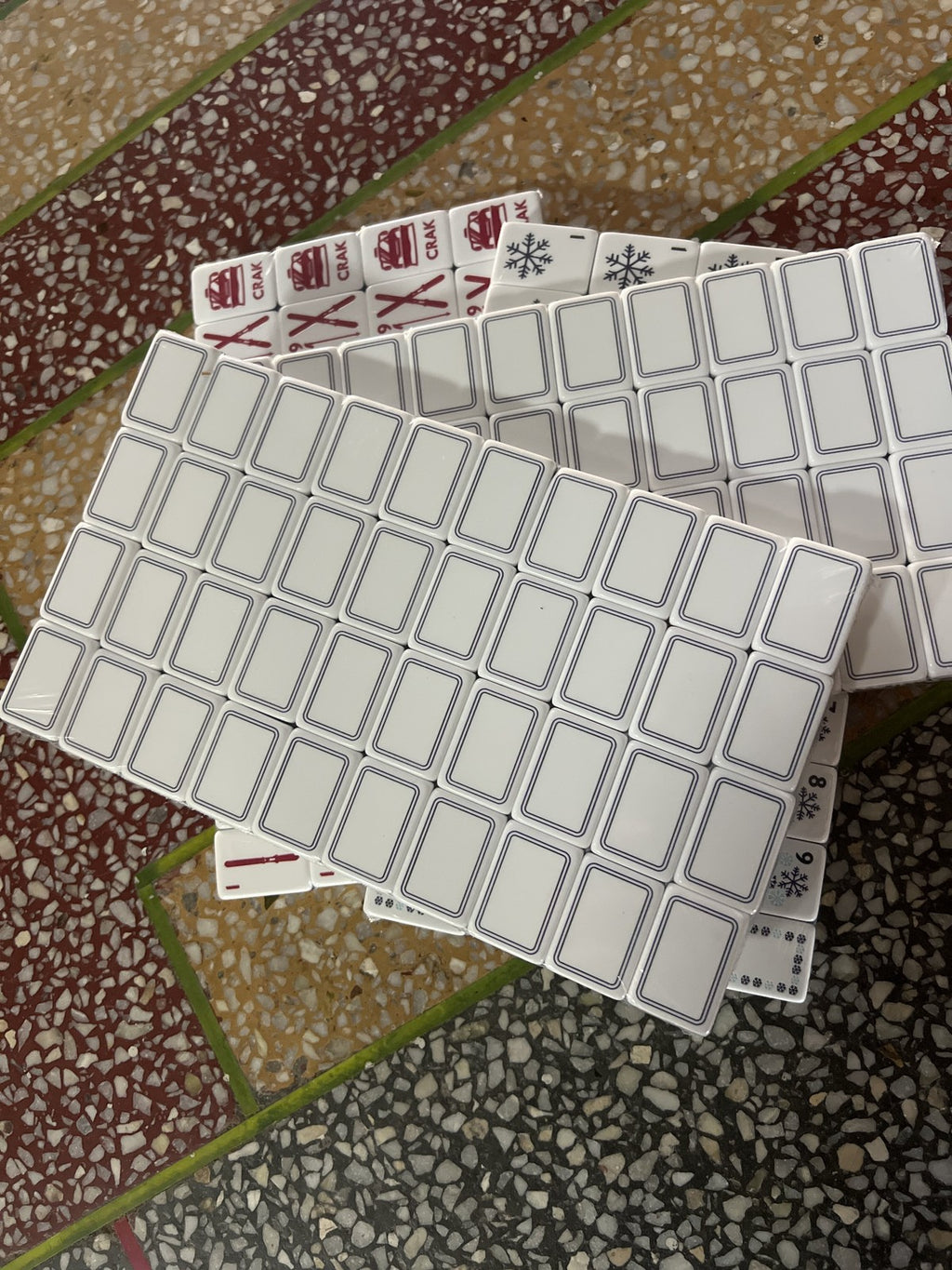 American Mahjong Game Set, 160 white bear MahJong Tiles Fast ship#family gift