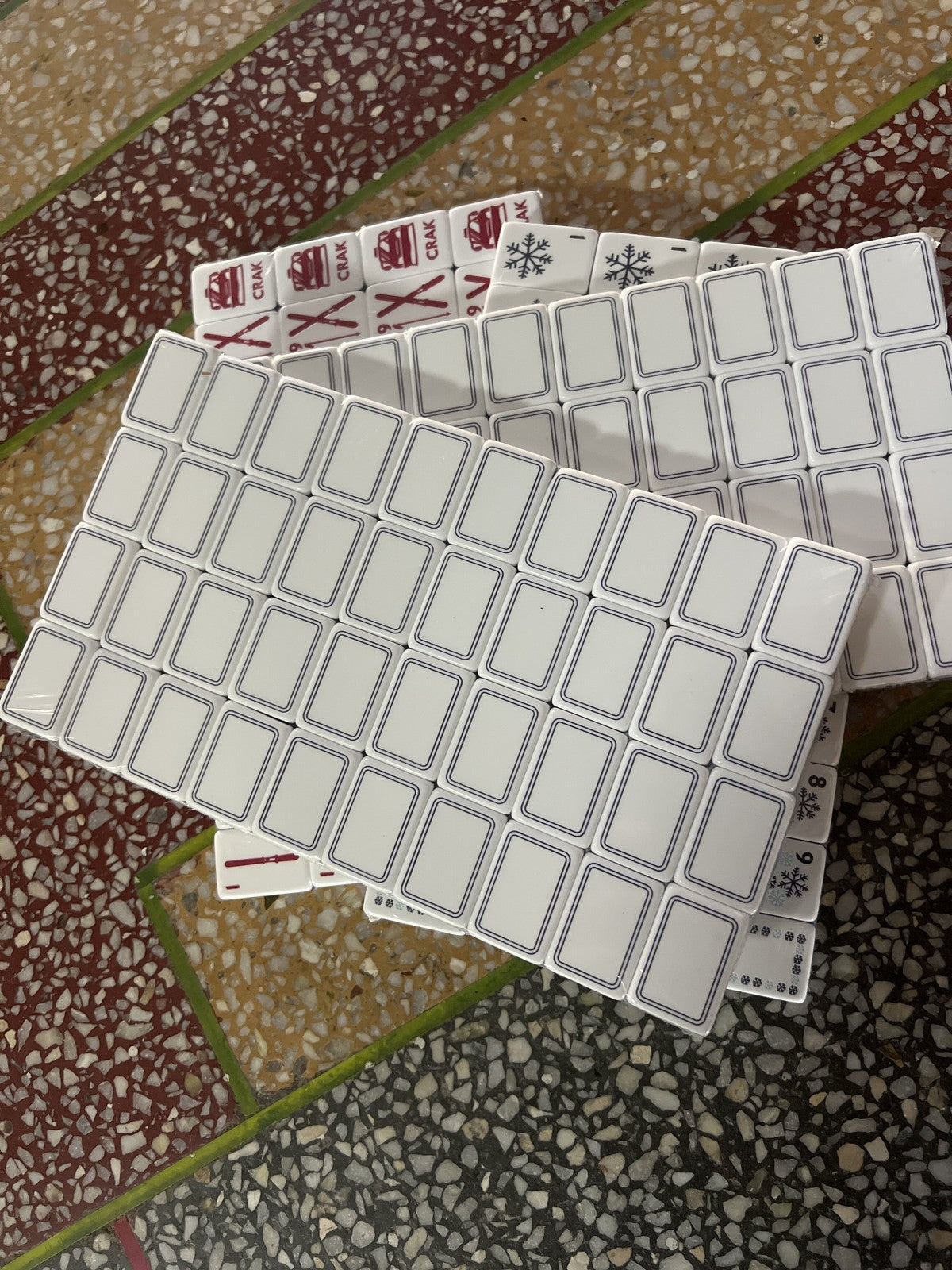 American Mahjong Game Set, 160 white bear MahJong Tiles Fast ship#family gift