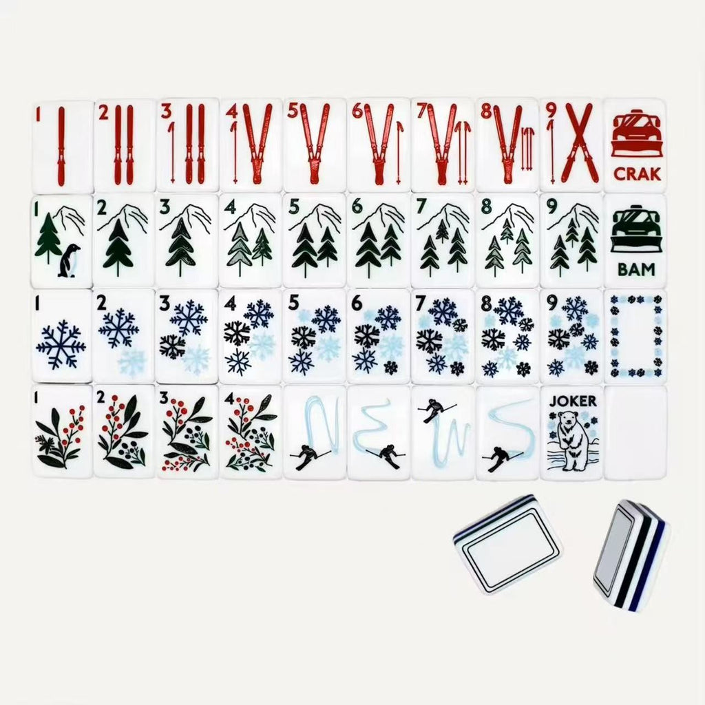 American Mahjong Game Set, 160 white bear MahJong Tiles Fast ship#family gift