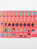 California Coral Pink Premium Acrylic American Mahjong Set, 160 Tiles Free ship