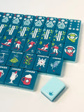 New Luxury Winter Skiing American Mahjong 160 Tiles Set + Free Storage Bag Gift