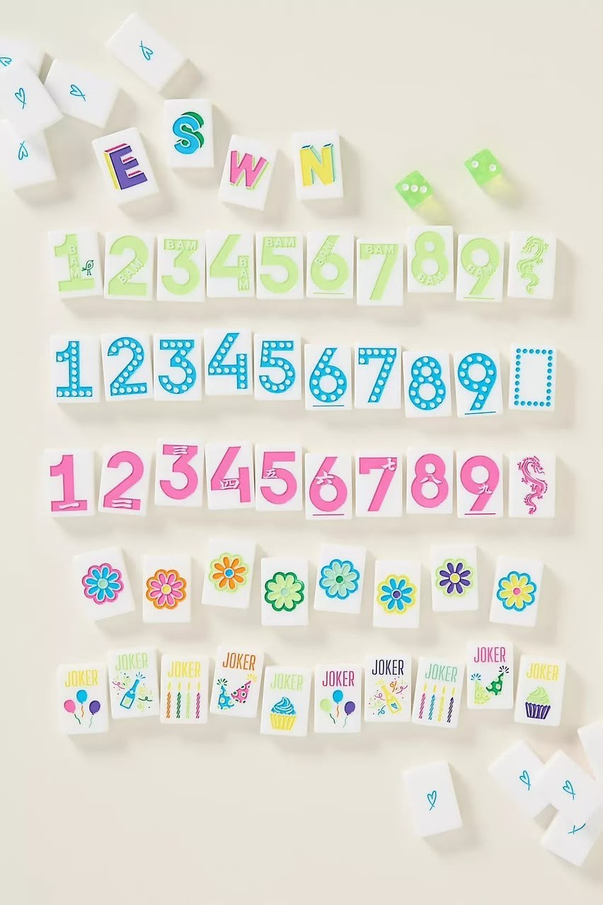Celebration Line Mahjong Set 160Tiles Free Shipping (Tiles only)