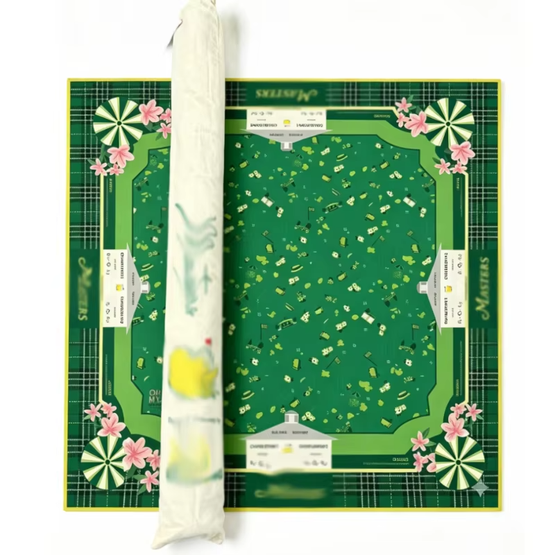 Engraved American Mahjong Tiles 160 wood grain Masters Golf tiles, Mat, Dice Bag