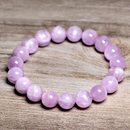 Genuine Kunzite Crystal Balance Round 8MM Bead Healing Protection Bracelet Gifts