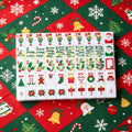 Christmas Modern Foldable Portable Luxury American Mahjong Tile Set 160 Pcs