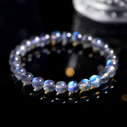 Moonstone 6MM Round Beads Handmade Healing Reiki Stretchy Unisex Bracelet Gifts