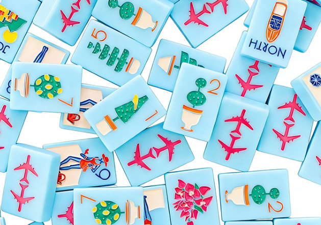 Premium American Mahjong Set 160pcs - Summer Vacation Free delivery