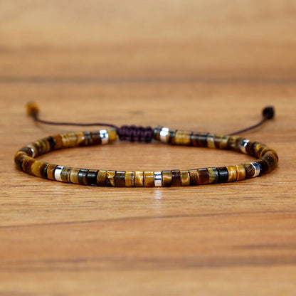 Minimalist Dainty Crystal Assorted Natural Gemstone Beads Healing Reiki Bracelet