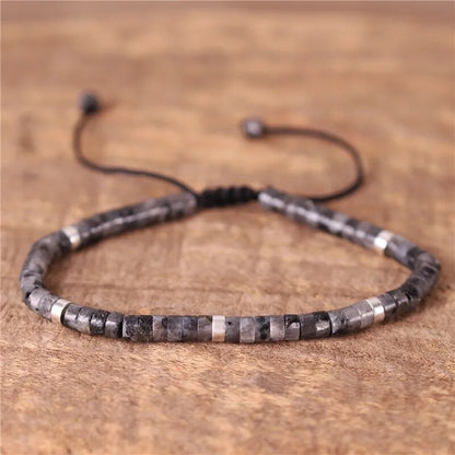 Minimalist Dainty Crystal Assorted Natural Gemstone Beads Healing Reiki Bracelet