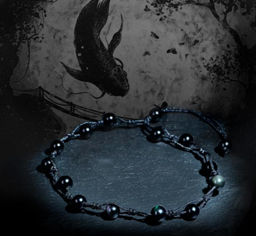 Natural Obsidian Women Healing Reiki Protection Amulet Anklet Bracelet Gifts