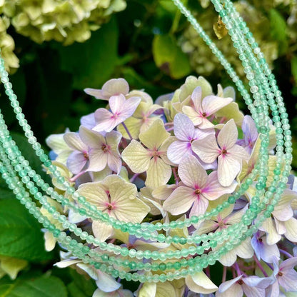Tiny Aventurine Beaded Choker Healing Dainty Women Crystal Boho Necklace Gifts