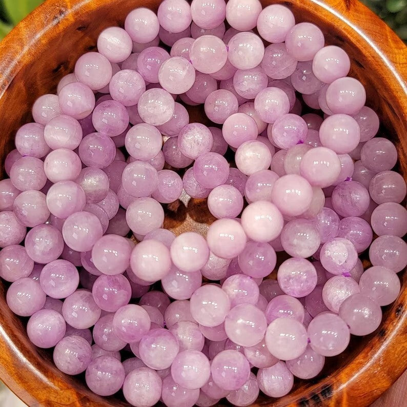 Genuine Kunzite Crystal Balance Round 8MM Bead Healing Protection Bracelet Gifts