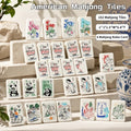 Panda & Bamboo American Mahjong Set 152 Single-Layer White Acrylic Tiles