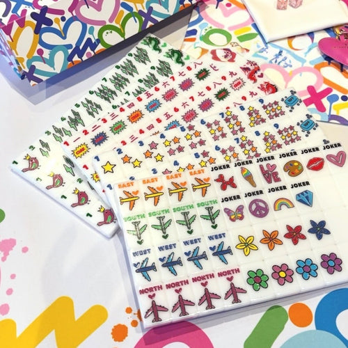 American Corey Paige Color Crush colorful Themed Mahjong Set Free Shipping