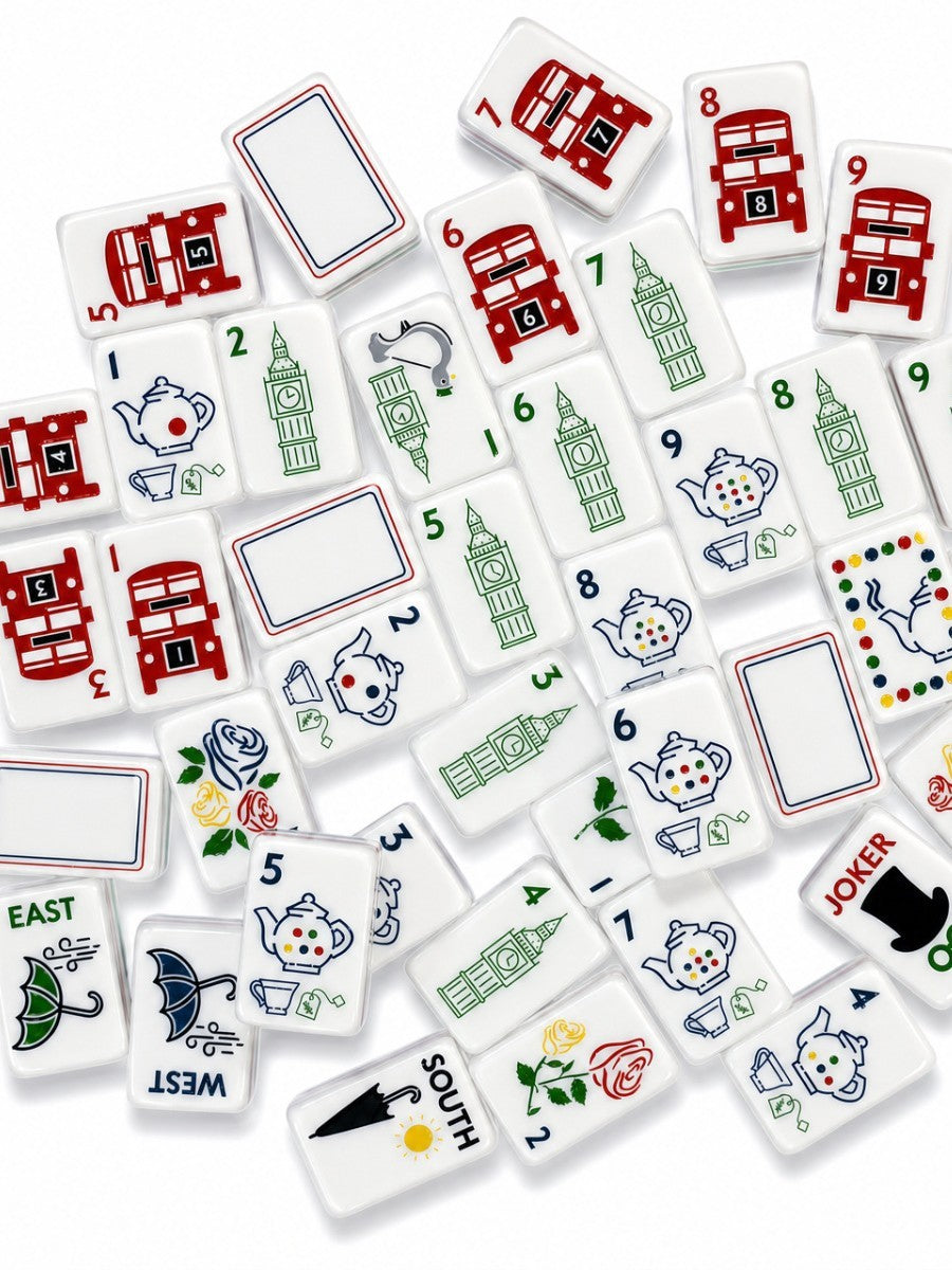 American Mahjong Game Set, 160 white bell tower MahJong Tiles,#family gift
